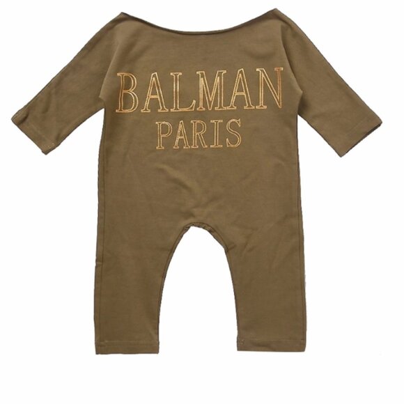 Kid Couture Fun Romper Balman Paris Inspired Graphic NEW NWT - Picture 5 of 6